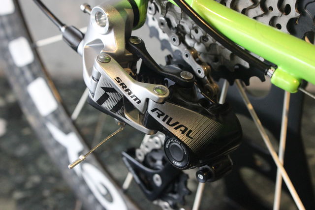 SRAM RIVAL 22 機械式 11s×1 フロントシングル用 ドマーネAL2をフロントシングルの SRAM Rival1 に組み換えました