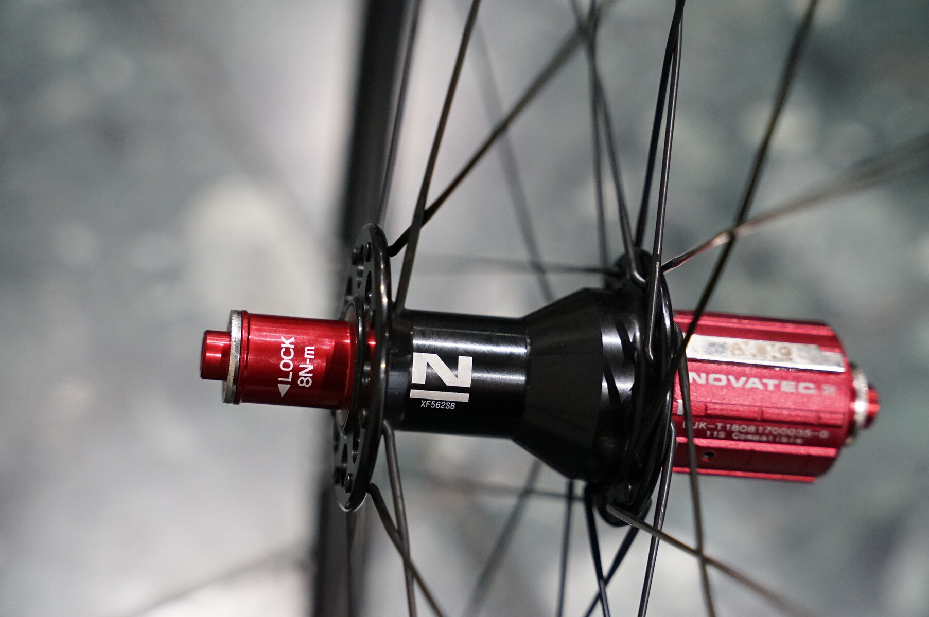 新品未使用 NOVATEC 完組ホイール 前後セット 新品未使用 NOVATEC 完組