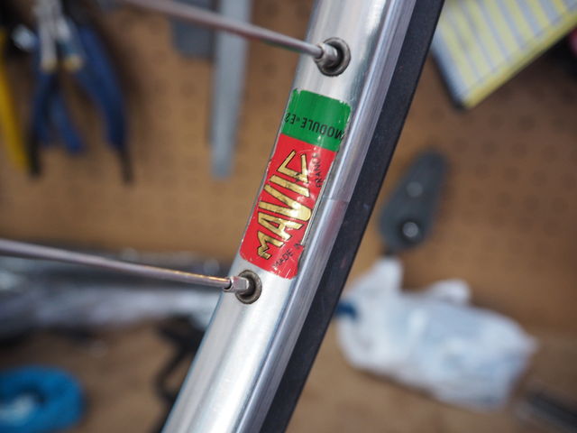 ヴィンテージホイールをレストア。MAILLARD HUB×MAVIC MODULE E2 RIM手 ...