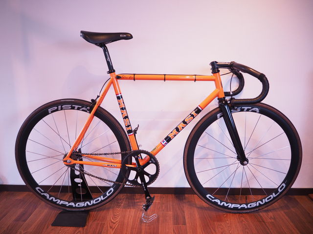 51 車・バイク・自転車 希少 Masi Pista ピストバイク グレー