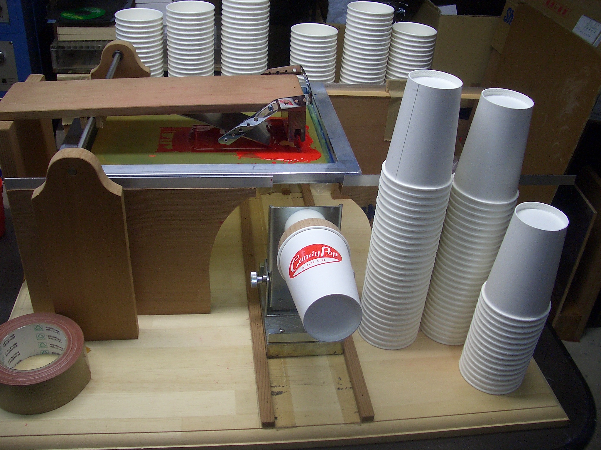 紙コップに印刷大成功 なんでも印刷日記