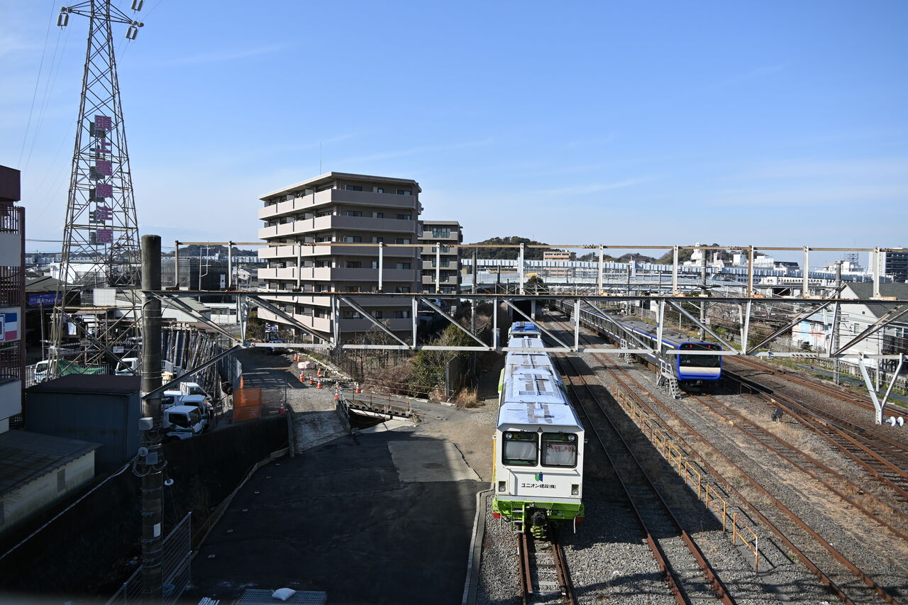 JR東日本大船工場（鎌倉総合車両センター）引き込み線跡 : にわかの