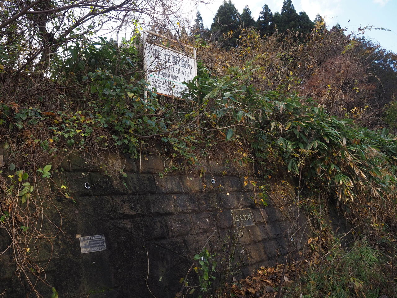 にわかの日々〜廃線跡巡り〜米坂線の廃駅 花立駅と玉川口駅コメント kanegon_square
