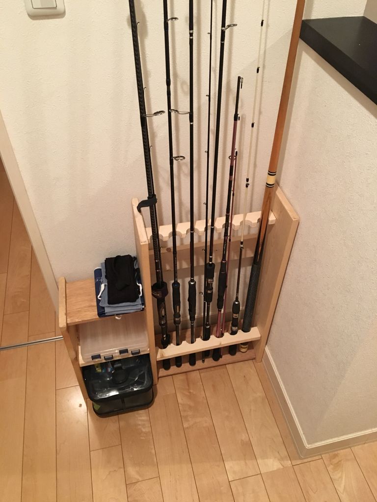 自作ロッドスタンド 酔止ジョリーの釣り日記