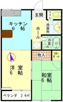 レジデンスさつき_202平面図