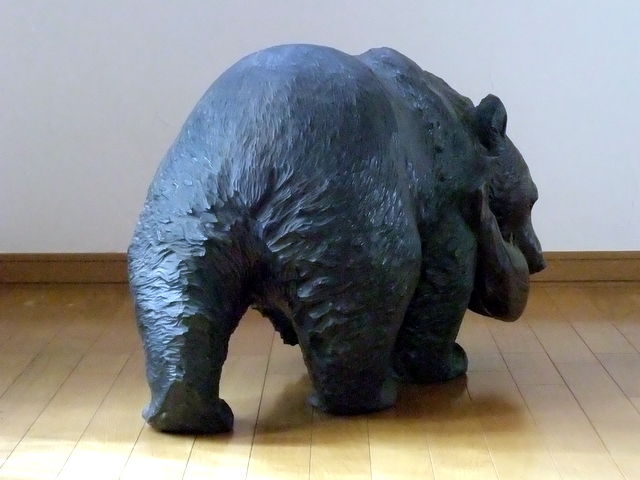堀井さんの熊、確認できました。2016_0504 : 金子誠治アトリエ