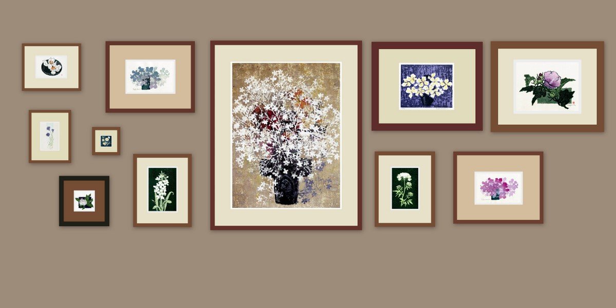 金子誠治WEB展-1」、草花版画作品 : 金子誠治アトリエギャラリー 