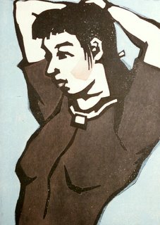 初期版画、（人物） : 金子誠治アトリエギャラリー