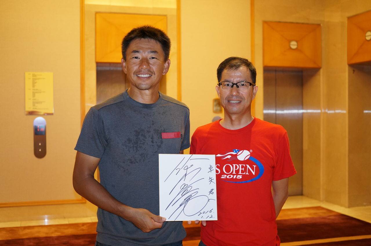 鈴木貴男プロ ありがとうございます。 : TK-Tennis シンガポール