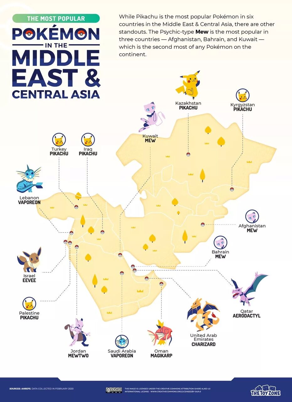 画像 世界各国の 検索数トップポケモン の可視化地図がこちら Eスポーツキャッチ