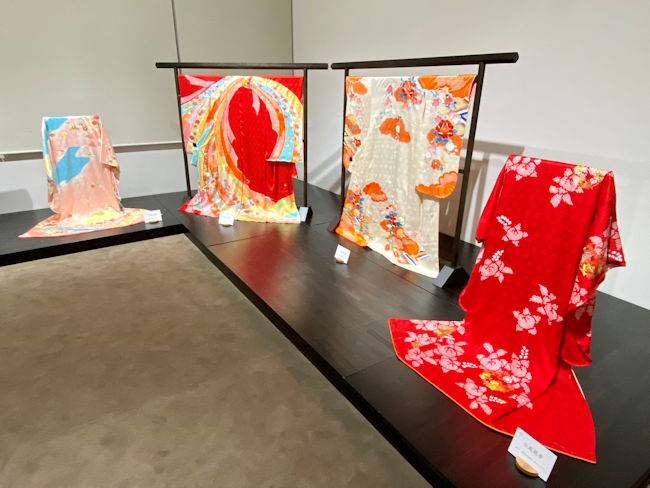 お子様の成長を願うきもの 千總の七五三 初着新作発表と千總ギャラリーのススメ 狛犬コマの徒然ブログ