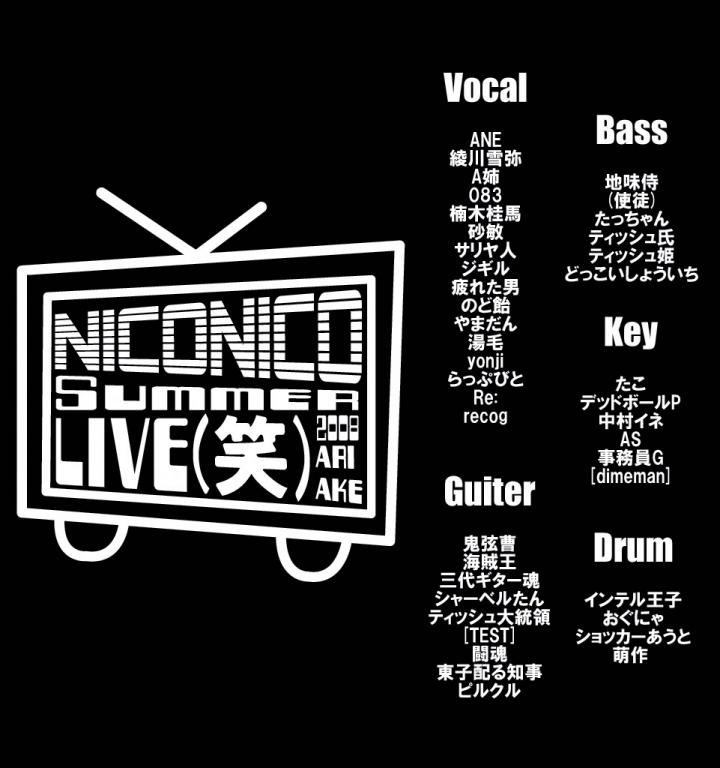 ニコニコサマーライブ08ができるまで その１ Apocalypse