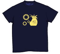 ぱいなぽーTシャツプリント位置