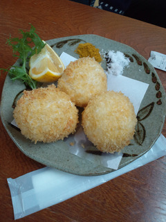 チーズ入り揚げ餅