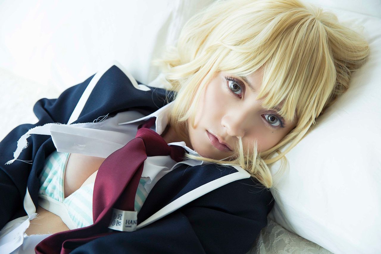 美人すぎる看護師 桃月なしこ 天空侵犯 のコスプレを披露 美バストチラリ 美脚全開 のぎま 46