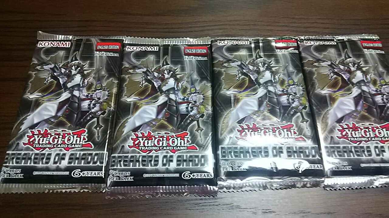 遊戯王 米版ブレイカーズオブシャドウ４パック開封 蟹の宣告