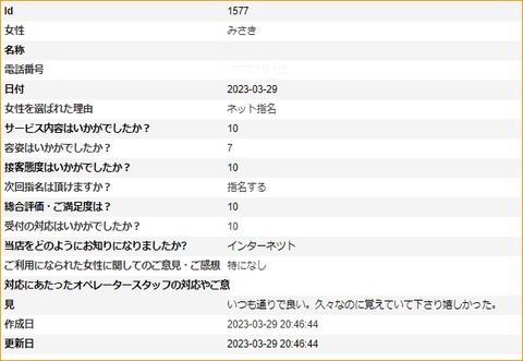 みさき アンケート