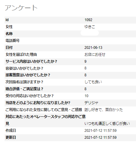 ゆきこ7.13