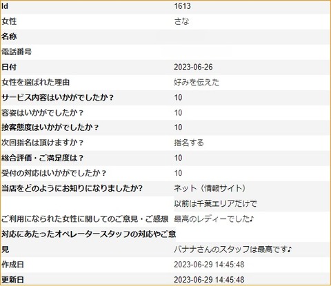 さな アンケート 6-29