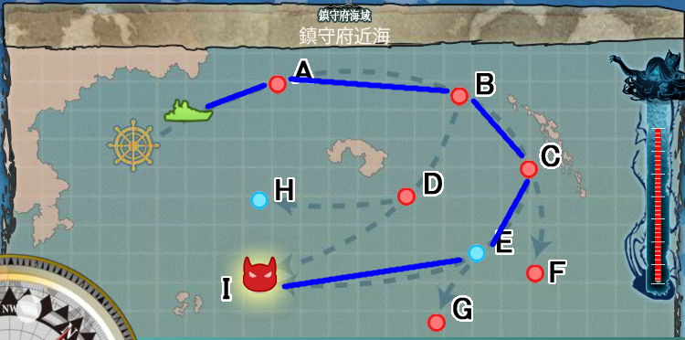 艦これ 1 5 鎮守府近海 海域情報 艦これ日記 白羊の記録紙