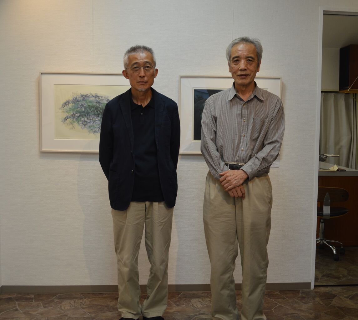 銅版画展を開催中の安藤真司さんを訪ねて : 佐吉大仏 ヒラメ記(代表
