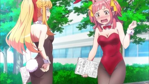 アニメ アニメガタリズ 2話 感想 バニーガール姿可愛すぎ！女の子が可愛いアニメだな！