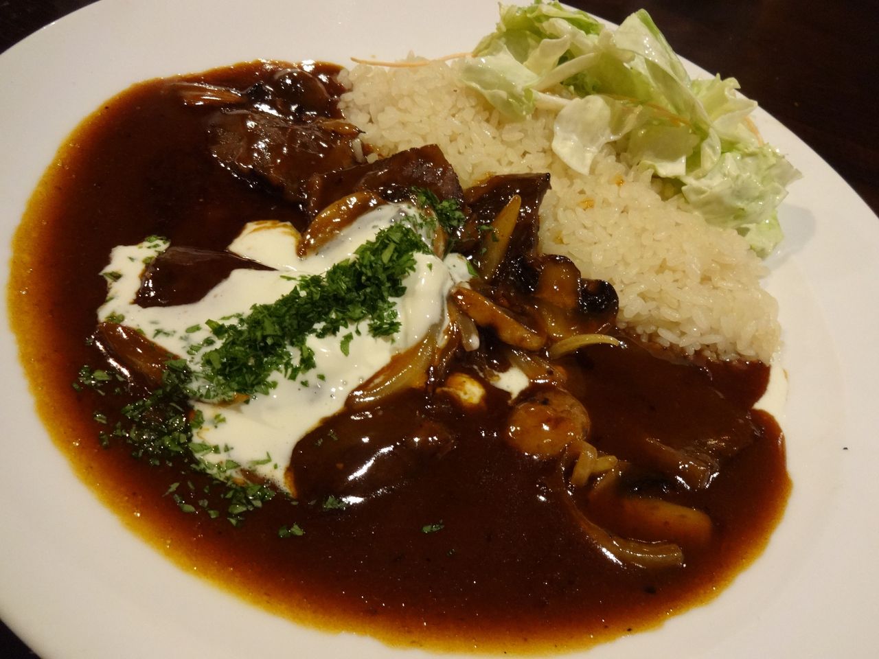 珊瑚礁で食べたビーフストロガノフ 花音 詩音 の ぽこあぽこどろっぷ