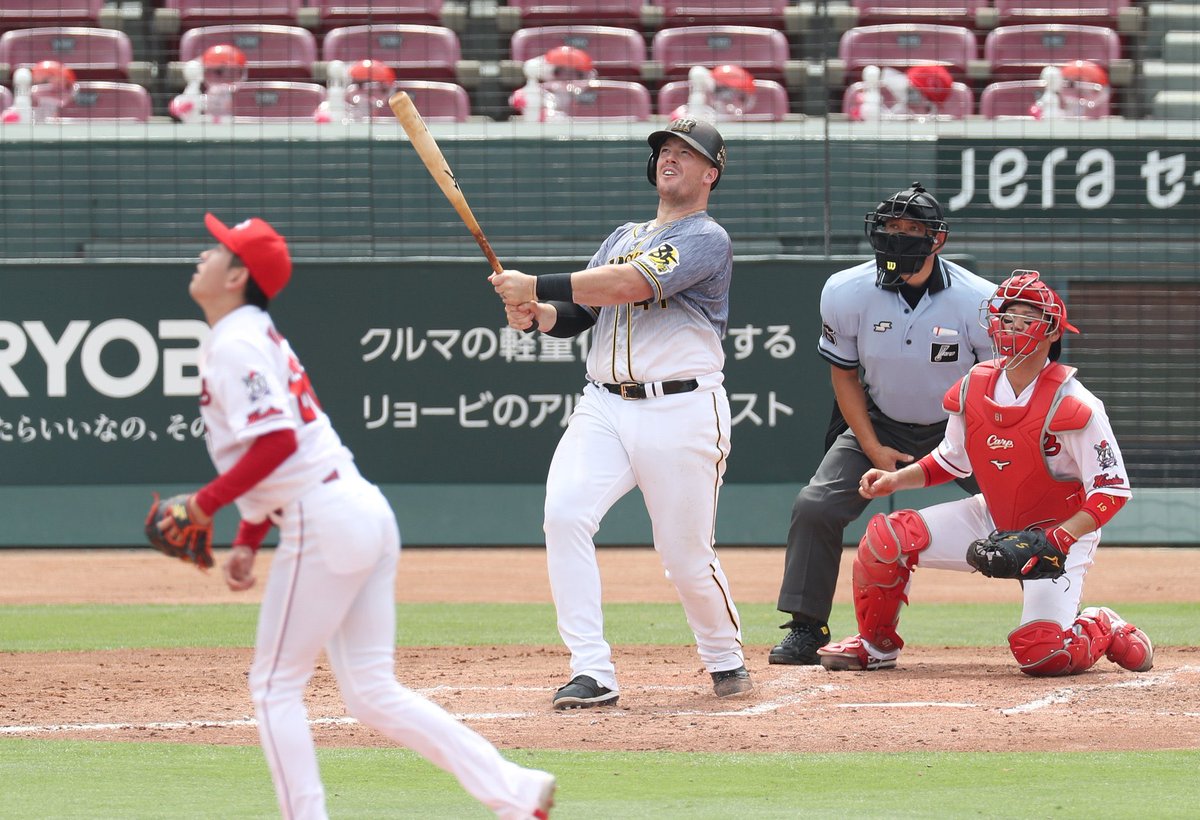 満塁ホームラン打った後の阪神 ボーアwwwwwwwwwwwwwwwwww 野球の道は虹色に輝く 野球まとめ