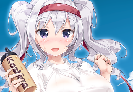 【艦これ】体操着の鹿島さん描きました。ブルかしま！　他