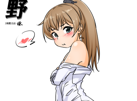 【艦これ】夜戦前の脱ぎかけ熊野さん　他