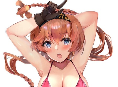 【艦これ】大胆水着で提督を誘惑する照月ちゃん…！　他