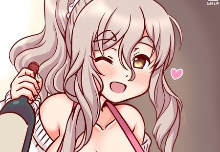 【艦これ】「おかえりなさぃ～♪ ビールにしますかぁ～？ ニホン＝シュにしますかぁ～？ それともぉ～ワ・イ・ン？」　他