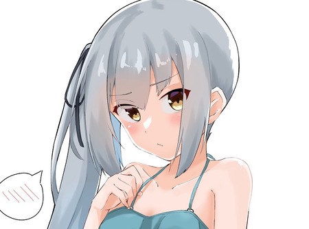 【艦これ】ちょっと早い水着霞　他