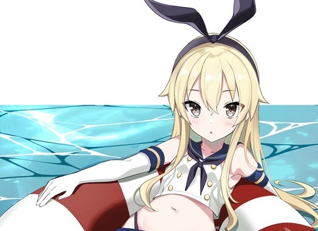 【艦これ】浮き輪でプカプカな島風ちゃん　他