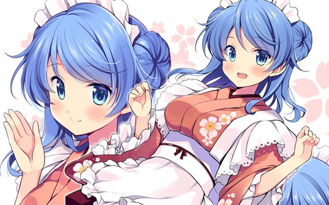 【艦これ】和メイド浦風　他