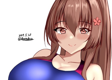 【艦これ】色々とおっきな競泳水着mode大和さん　他