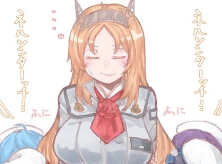 【艦これ】(怒ってはいかん…怒っては…)  海防艦に囲まれたネルソンさん　他