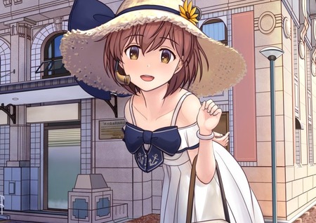 【艦これ】提督と一緒に「旧海軍佐世保鎮守府凱旋記念館」を訪れた雪風さん　他