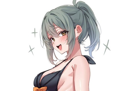 【艦これ】キラキラ状態の水着夕張ちゃん！　他