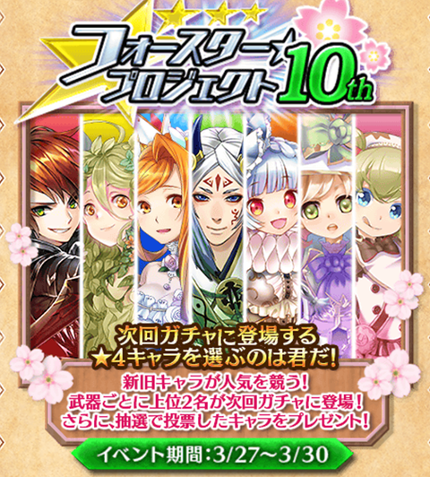 フォースター１０のバナー