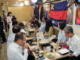関西B級グルメ三田会 : 2025.10 もつ鍋in神戸