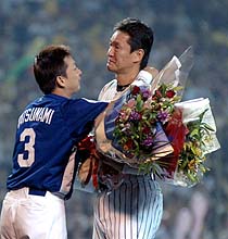 24-9-13 阪神タイガース8片岡篤史2006年引退試合パネル写真 610 【片岡篤史/阪神タイガース】2002 BBM ベースボールカード 2nd
