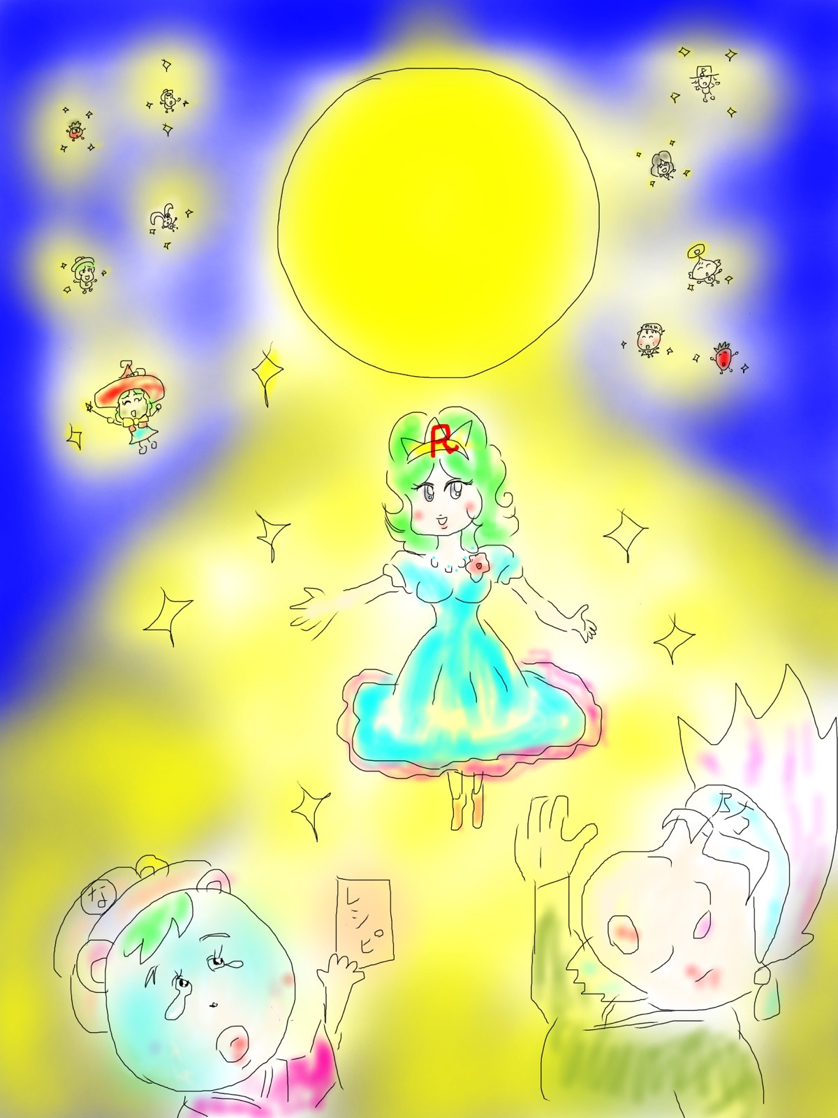 ガブリエルさんの竹取物語r姫編 勘太の楽しいお絵描き ガブリエルさんの竹取物語r姫編 勘太の楽しいお絵描き