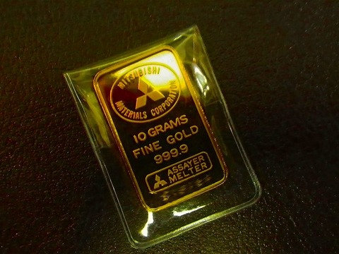 三菱マテリアル インゴット 10g