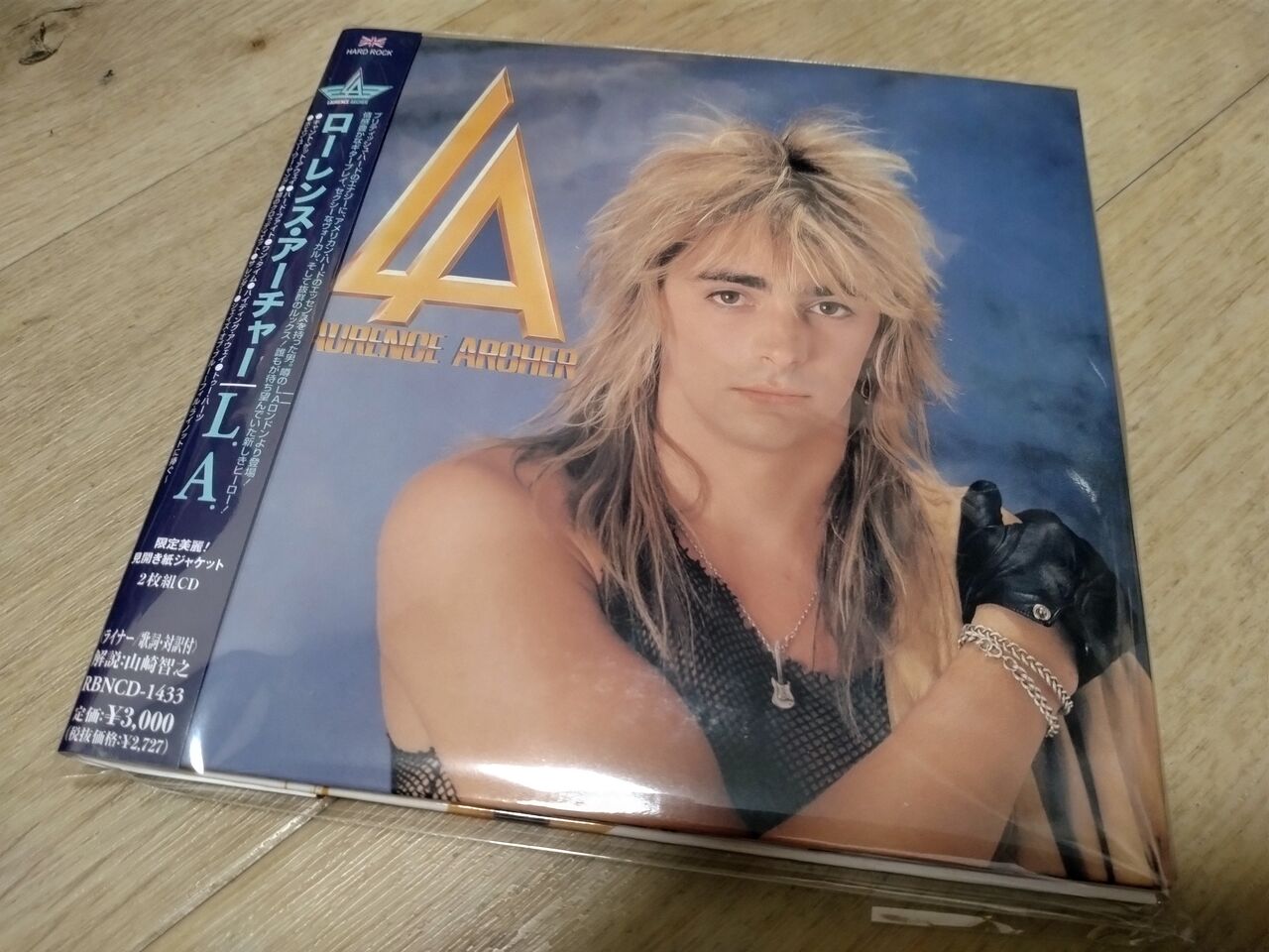 L.A. ローレンス・アーチャー 1986年日本盤帯付きCD 激レア盤がついに再発！LAURENCE ARCHER「L.A. 」（1986年） : 鋼鉄海