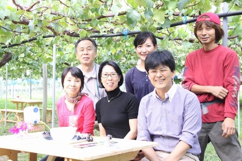 信州 長野県 生坂村 ぶどう狩り 巨峰狩り 季来里ふぁーむすずき