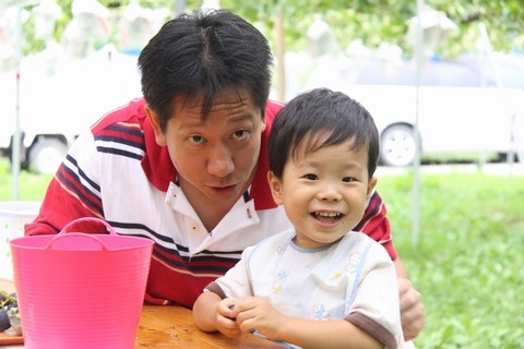 長野県 生坂村 ぶどう狩り 巨峰狩り 季来里ふぁーむすずき