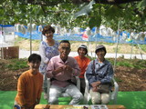 信州 長野<br>
県 生坂村 ぶどう園