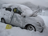 信州 長野 生坂村 雪