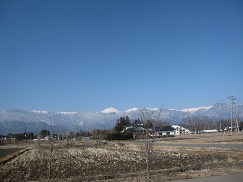 信州 長野県 安曇野 北アルプス